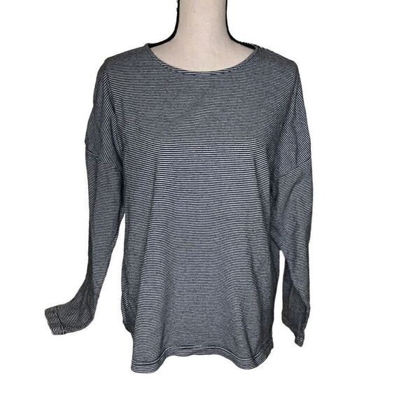Urban Outfitters BDG Black and White Striped Oversized Top - Picture 1 of 12